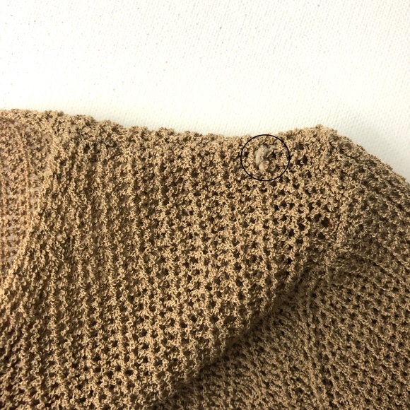 NWT Casting LA Scrunched Long Sleeve Crop Sweater - Picture 4 of 7